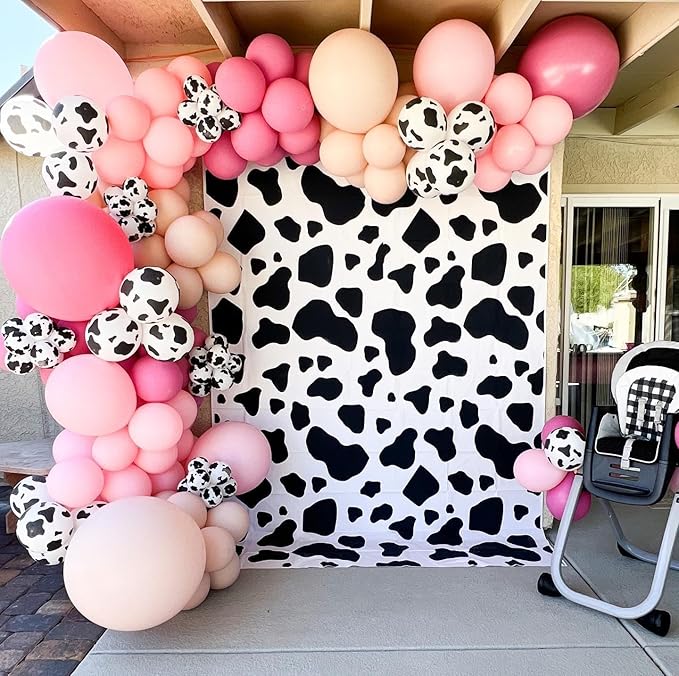 Paready Pink Cow Balloons Set - Image 4