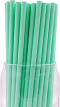 Pack of 300 Pastel Green Biodegradable 4-Ply Paper Drinking Straws by Stephanie+Imports