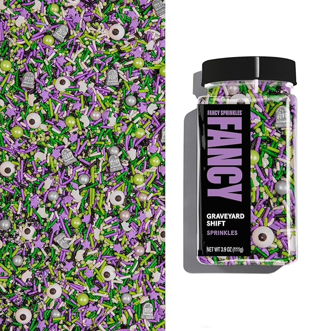 Fancy Sprinkles Limited Edition Halloween Graveyard Shift Purple and Green by FancySprinkles