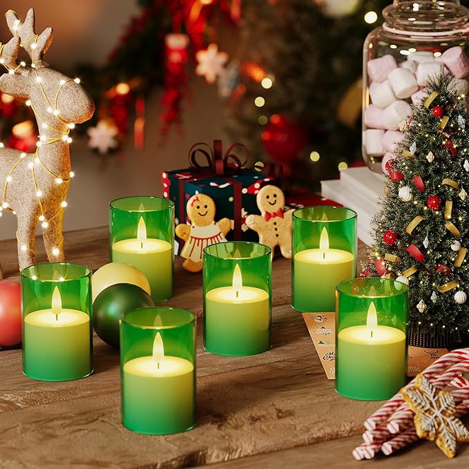 6Pack Flickering Flameless LED Candles - Image 2