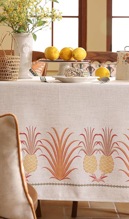 patdrea Designer Linen Small Tablecloth - Image 8