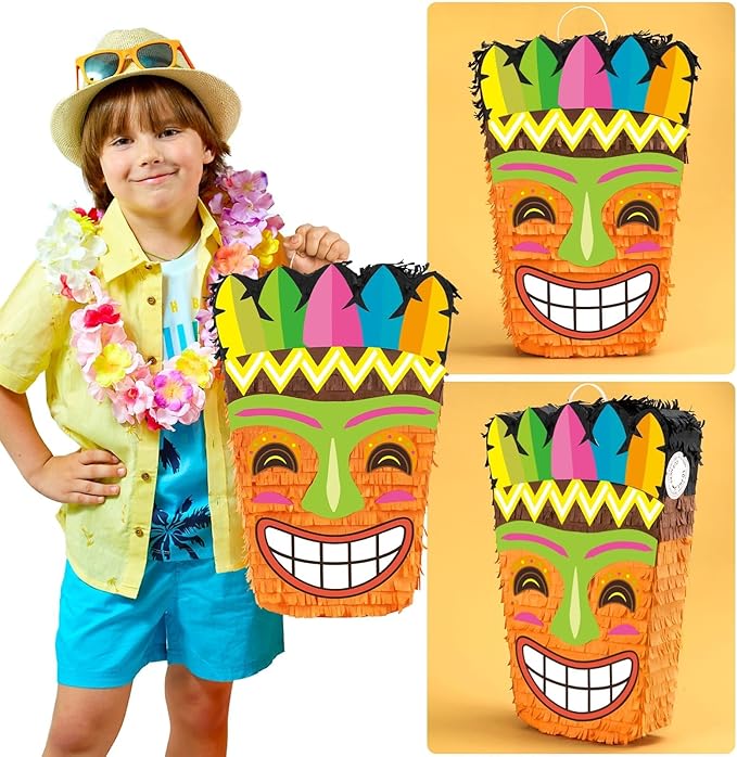 WERNNSAI Tiki Piñata -Tropical Hawaii Piñata - Image 5