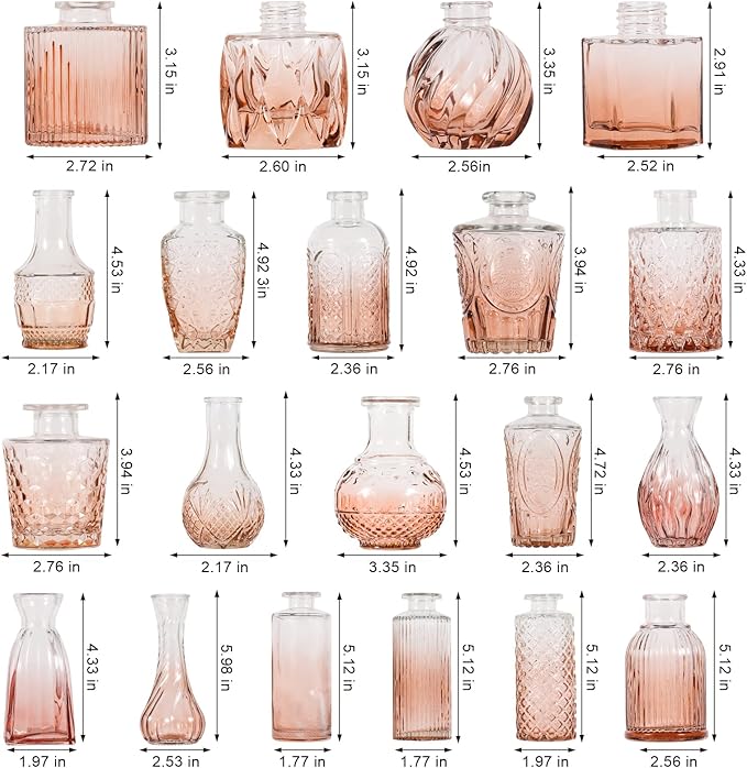 Arme Glass Bud Vase Set - Image 3