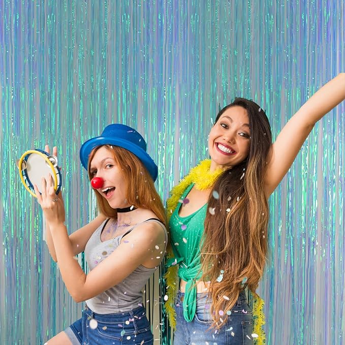 Melsan Fringe Backdrop Birthday Party Streamer Decorations - Image 5