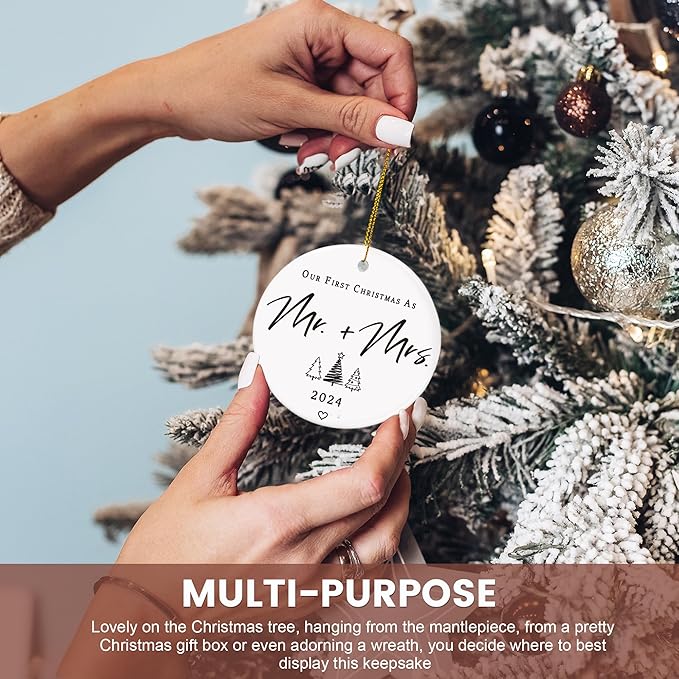 Our First Christmas Married Ornaments - Image 2