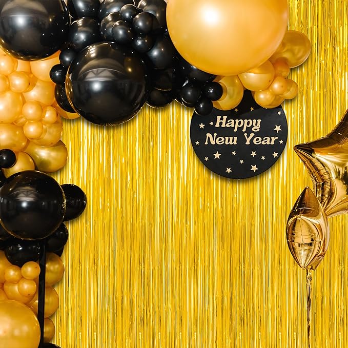 8 Pack 2025 Graduation Party Decorations, 3.28 FT x 7.05 FT Gold Backdrop - Image 7