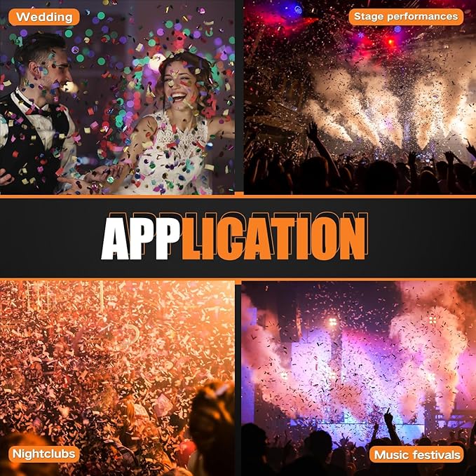 Professional Confetti Launcher Cannon Machine, Confetti Blower Machine Confetti - Image 4