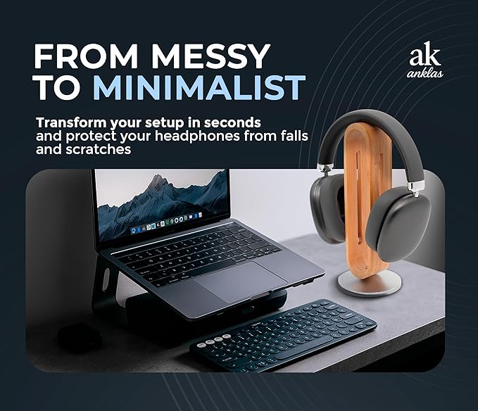 Headphone Stand for Desk – Premium & Minimalist Headset Holder - Image 4