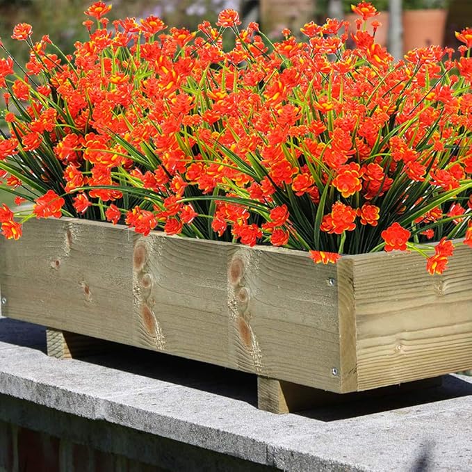 10 Bundles Artificial Daffodil Outdoors Flowers - Image 3