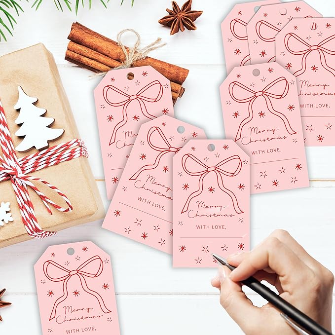 50 Pcs Christmas Gift Tags, 2.1"×3.5" Merry Christmas Tags - Image 3