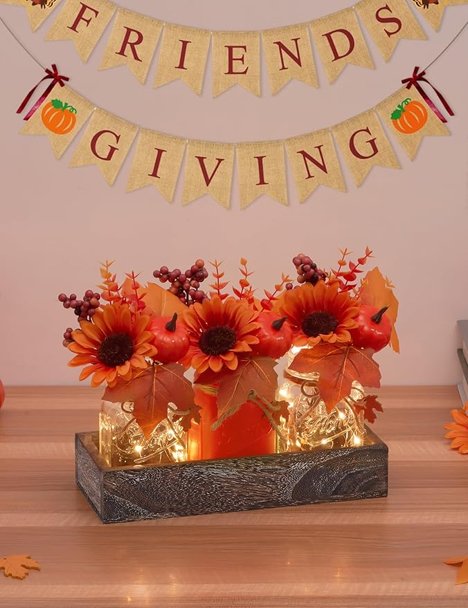 Fall Thanksgiving Table Decor, Centerpieces - Image 3