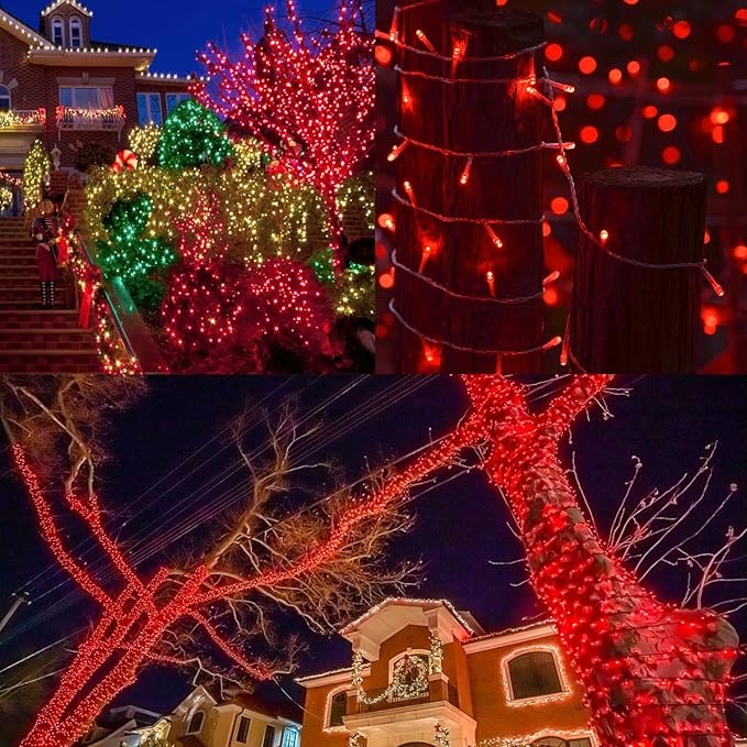 LJLNION 300 LED Christmas Lights, Extra Long 98.5FT Valentines String Lights - Image 2