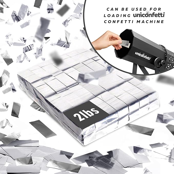 Silver Confetti Paper - Image 4