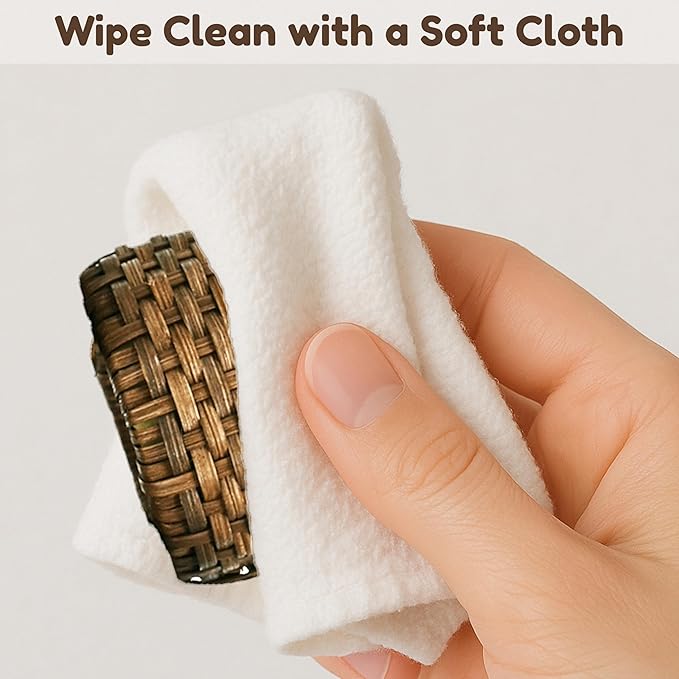 Decorative Cane Napkin Rings Set of 12 - Image 9