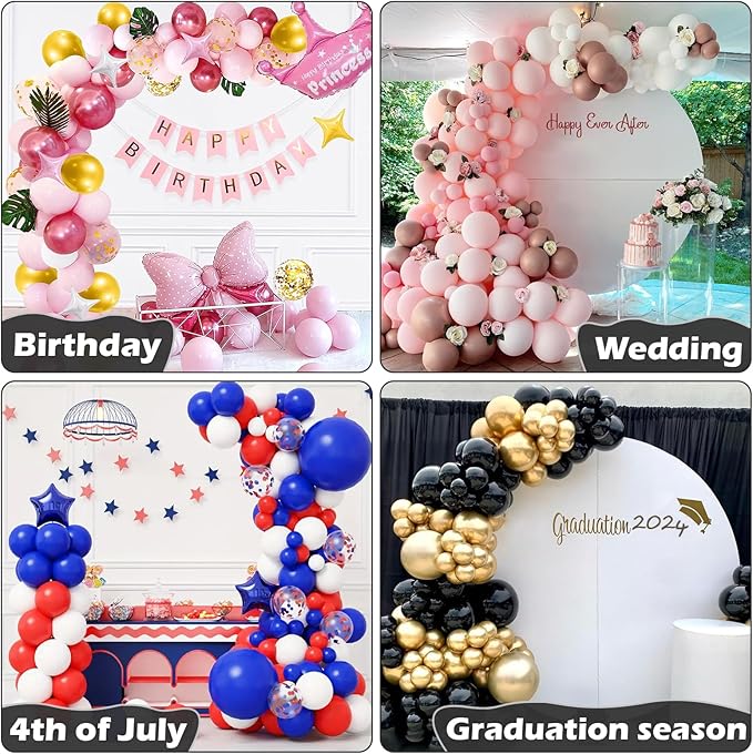 OurWarm 9.35FT & 6FT Balloon Arch Kit, Free Bending Shape Balloon Arch Stand - Image 7