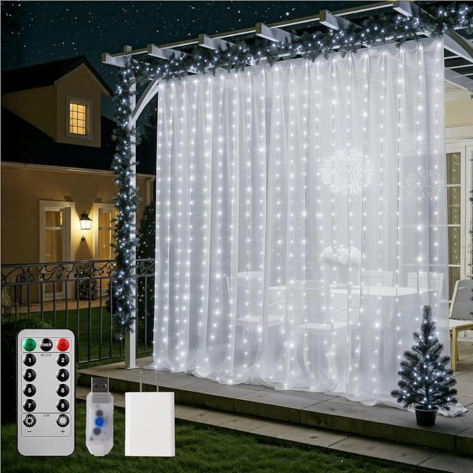 Brightown Curtain String Lights, Hanging Fairy Lights by Brightown