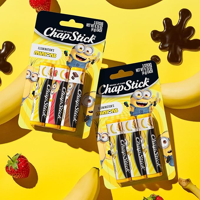 ChapStick Lip Balm, Minions Banana Variety Packs, Party Favors - Image 7