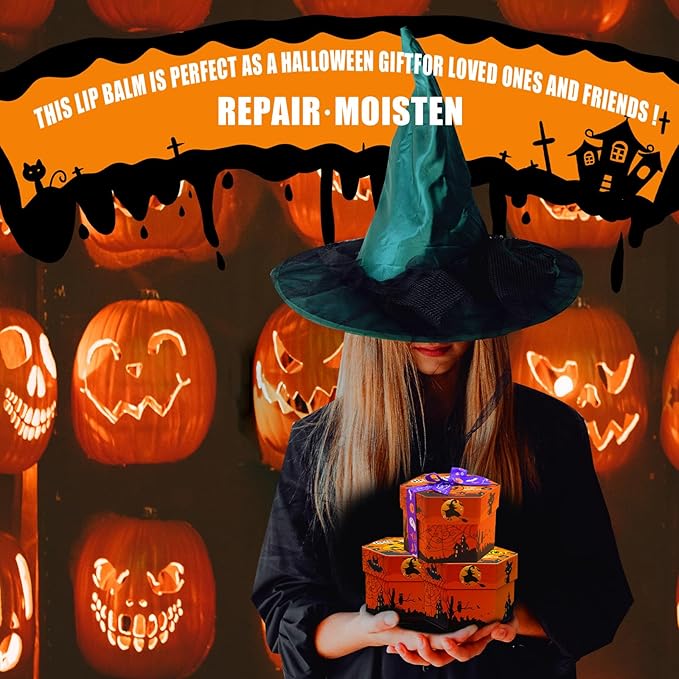 Yopela 19 Pack Halloween Natural Lip Balm Bulk - Image 7