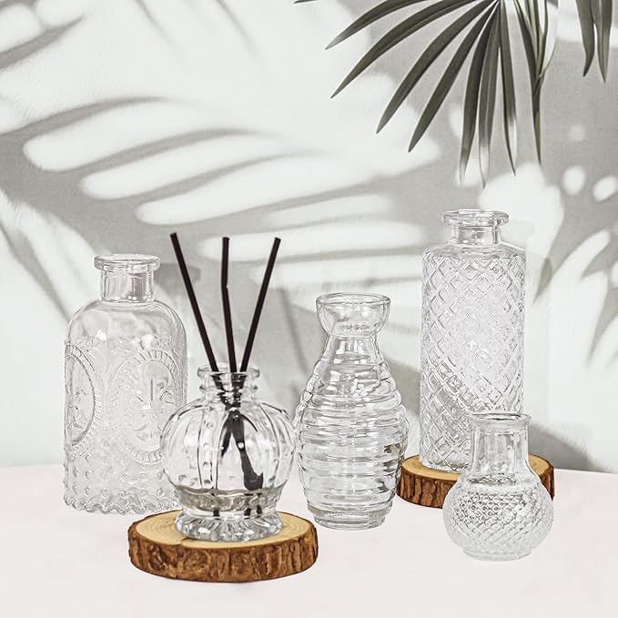 40Pcs Glass Bud Vase Set, Small Flower Vase - Image 7