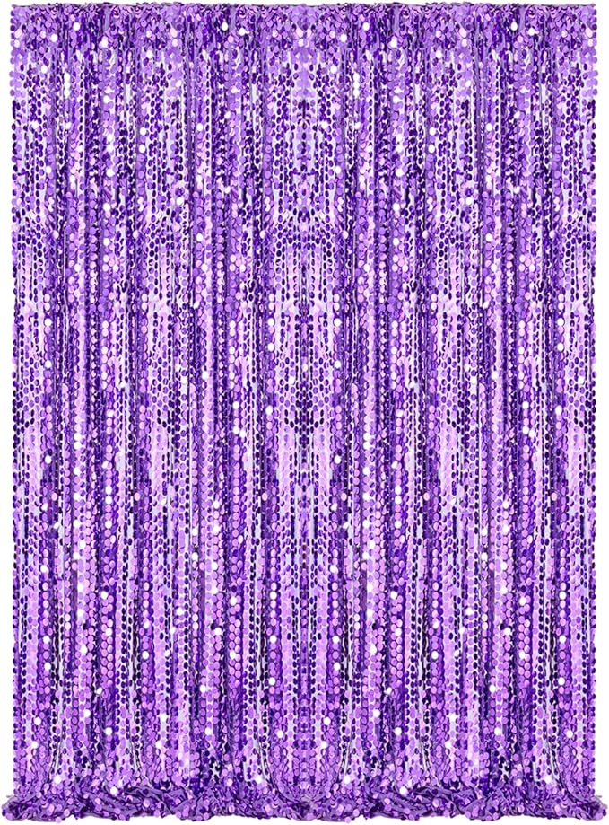 Purple Backdrop 4x8FT Backdrop Curtain by Fanqisi