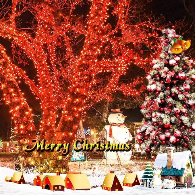 Toodour Solar Christmas Lights, 72ft 200 LED 8 Modes Outdoor Christmas String - Image 4