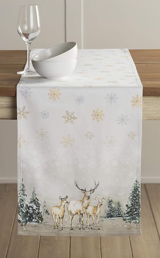 Maison d' Hermine Table Runner 100% Cotton Double Layer Table Runners 72 inches - Image 9