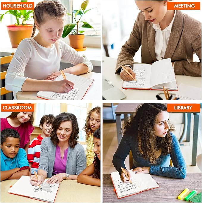 feela 24 Pack Journal Notebook for Work, Business Notebook Bulk Hardcover Lined - Image 7