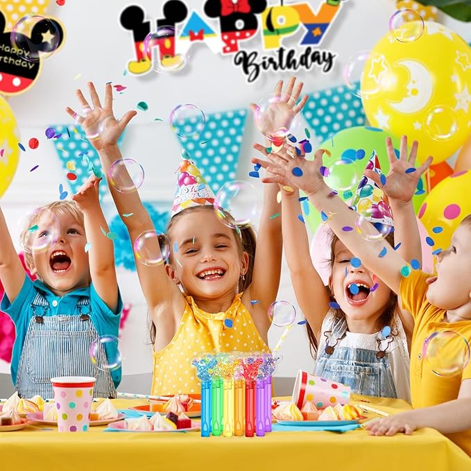 AFZMON 24 Glitter Mouse Ear Bubble Wands - Image 7