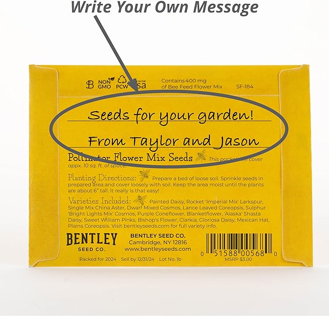 Bentley Wildflower Pollinator Mix, 25 Non-GMO Packets - Image 4