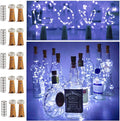 10 Pack 20 LED Wine Bottle Cork Lights Mini Fairy String Lights Copper Wire by NiniTeLIGHTS