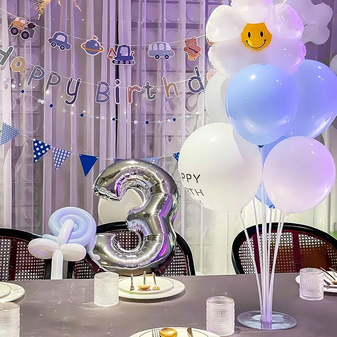 JOYYPOP 4 Sets 28 Inch Balloon Stand Kit, Balloon Holder Stickers Table - Image 7