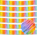 6 Pack 10 Ft Light Rainbow Foil Fringe Garland Metallic Streamers Tinsel Banner by LANTIANCHEN