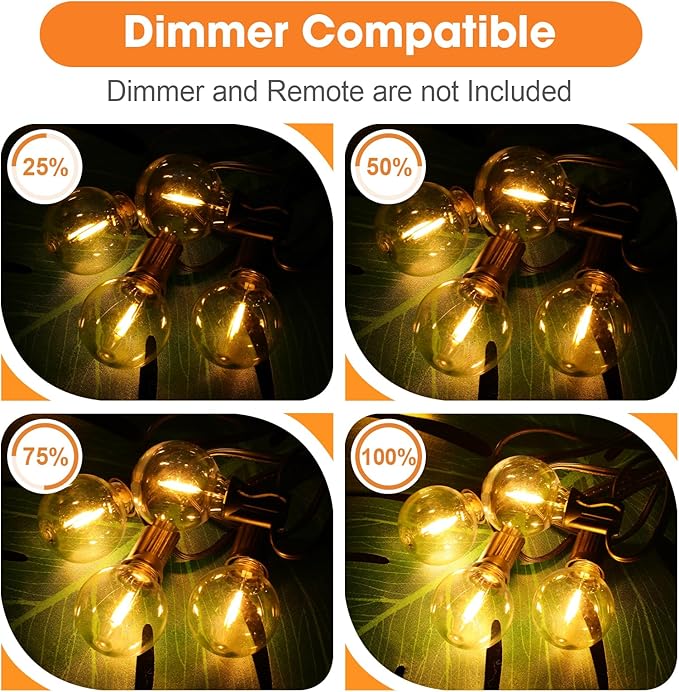 50 Pack G40 LED Replacement Bulbs - Image 6