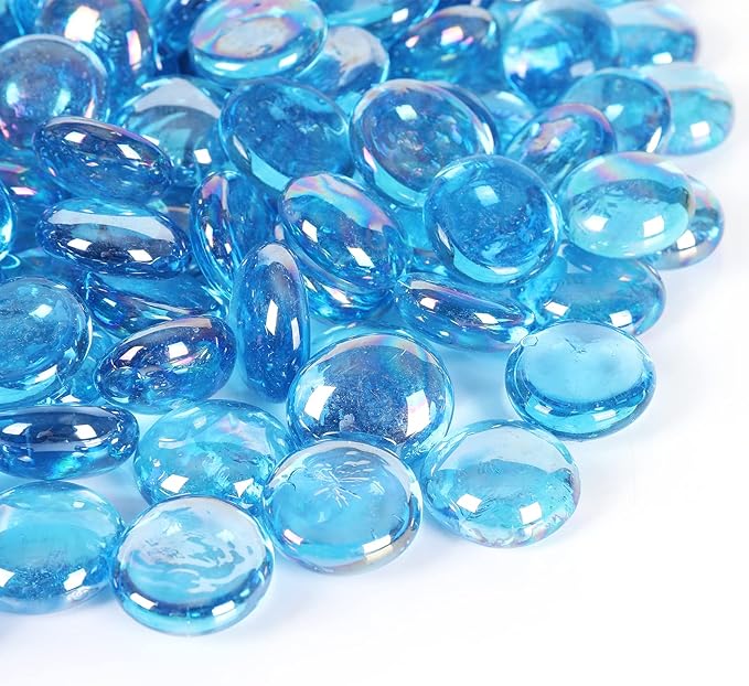 11LB Fire Glass Beads and Marbles - Image 2