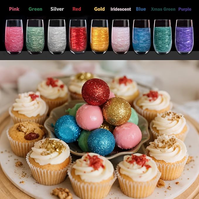 Twisweet Christmas Green Edible Glitter - Image 2