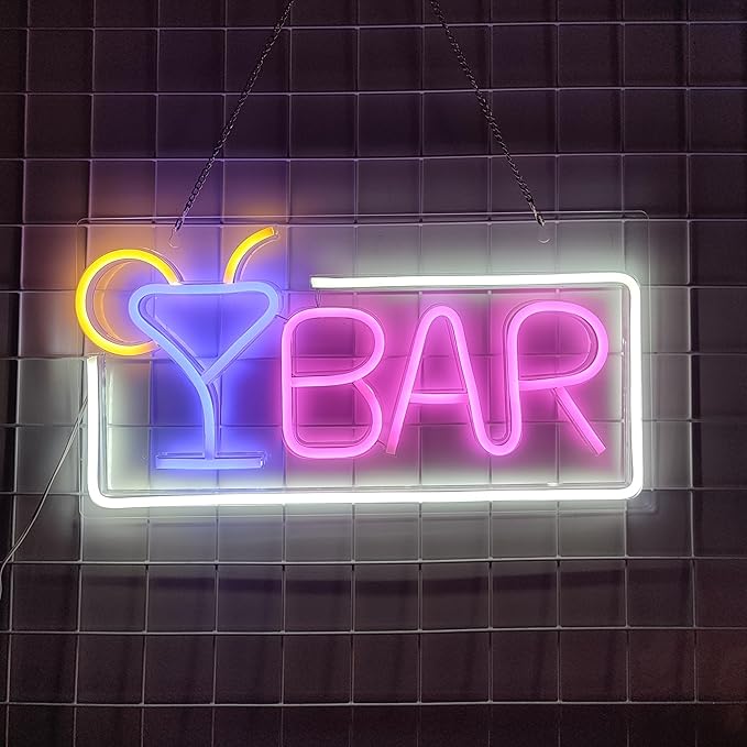 JYWJ BAR Neon Sign, USB Interface - Image 4