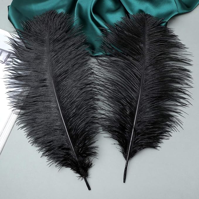 Ballinger Black Ostrich Feathers Bulk - Image 4