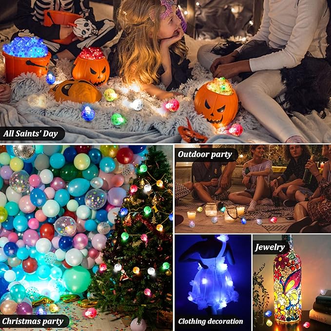ZGWJ 50PCs Mini Led Lights, Led Balloons Light - Image 6