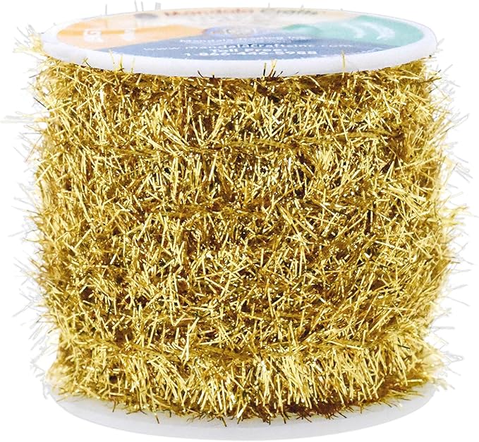 Mandala Crafts Gold Tinsel Garland by MandalaCrafts
