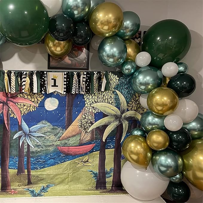 Balloons Green Gold White - Image 7