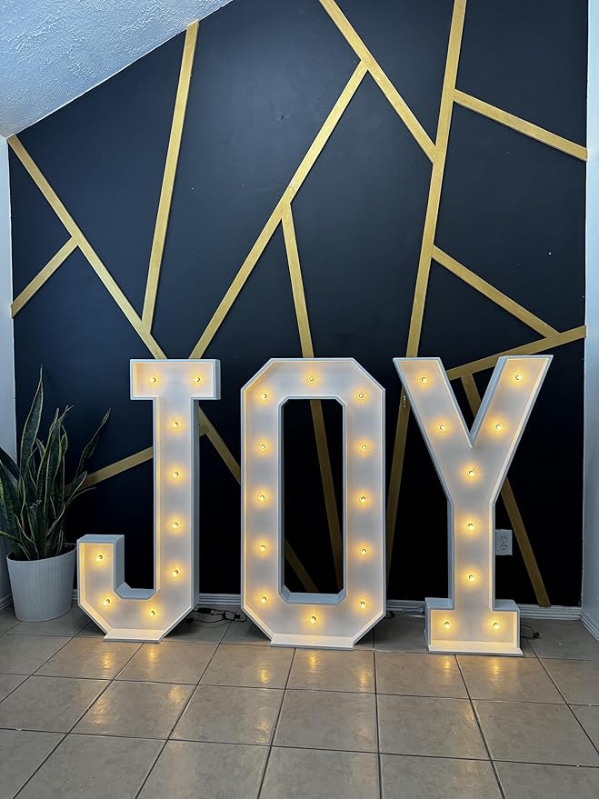 4ft Wood Marquee Letters/Numbers (Price is per Marquee, Once Order is Placed - Image 7
