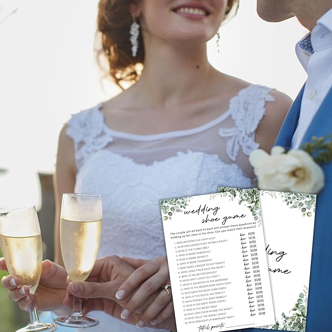 Eucalyptus Bridal Shower Game Cards - Image 5