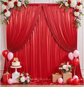 20ftx10ft Red Sequin Backdrop Curtain Panels by Htper