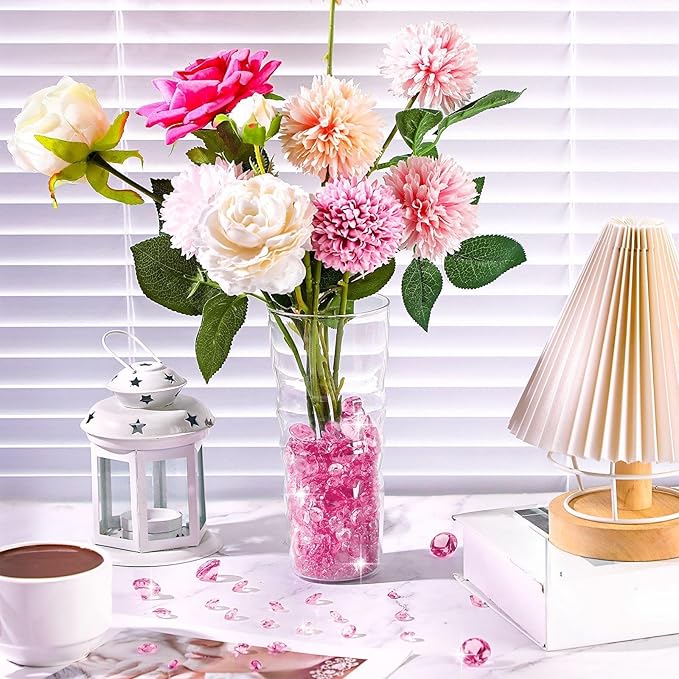 Hicarer 800 Pieces Diamond Decorations Acrylic Diamond Table Scatter Crystals - Image 4