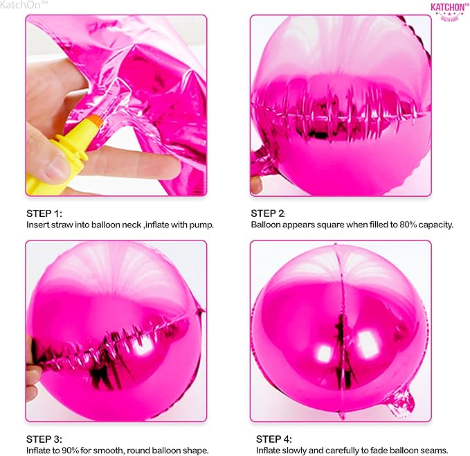 KatchOn, Big Hot Pink Balloons - Image 3