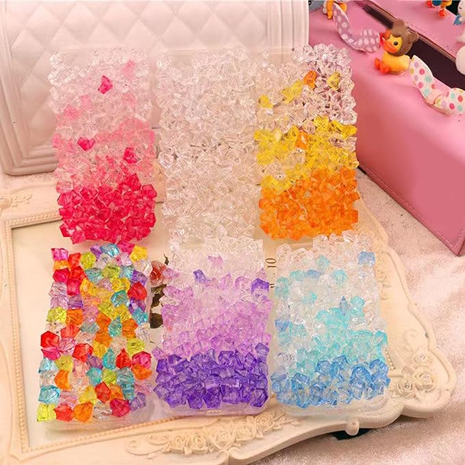 Multicolor Vase Fillers Sparkling Fake Crush Ice Rocks Acrylic Diamonds - Image 4