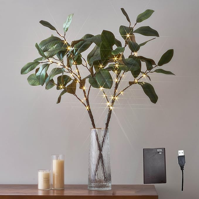 Hairui Lighted Magnolia Branches by Hairui