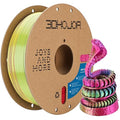 Silk PLA Filament 1.75mm Red Yellow Blue Triple Color PLA 3D Printer Filament 3 by 3DHoJor