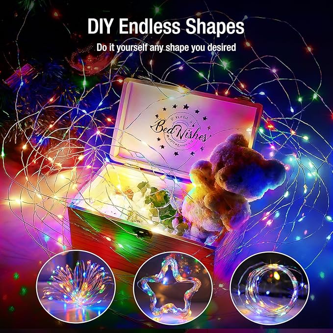 12 Pack Fairy Lights Battery Operated - 7ft 20 Led Twinkle Lights 3 Modes - Image 2