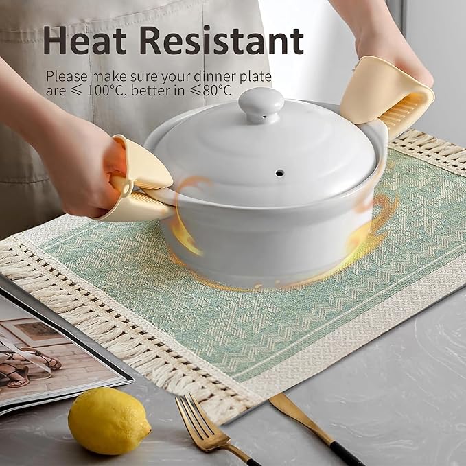 Placemats Set of 4, Waterproof Placemat - Image 2